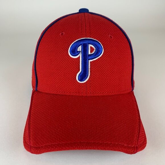 Philadelphia Phillies Vintage New Era Batting Practice Stretch Fitted Hat S/M - Picture 2 of 5